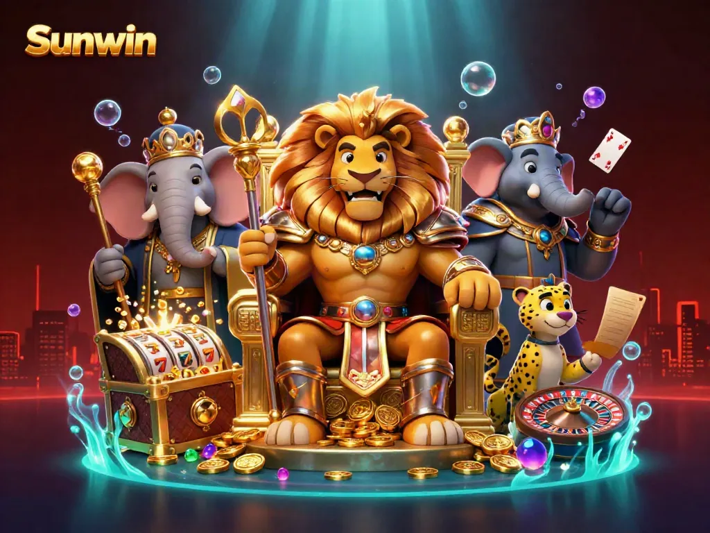 Experience thrilling gameplay at Sunwin with vibrant casino elements and fantastical characters.