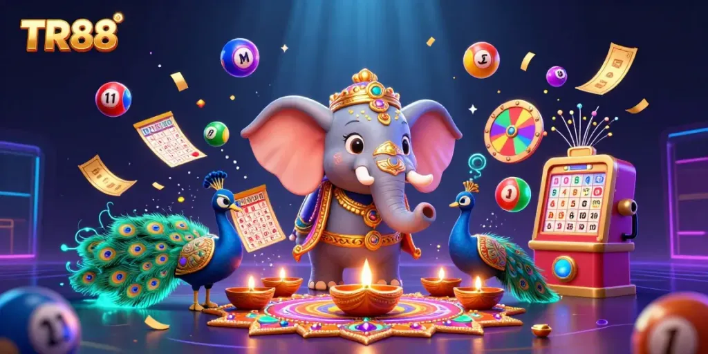 Enjoy thrilling entertainment at TR88, featuring a festive atmosphere with vibrant games and prizes.