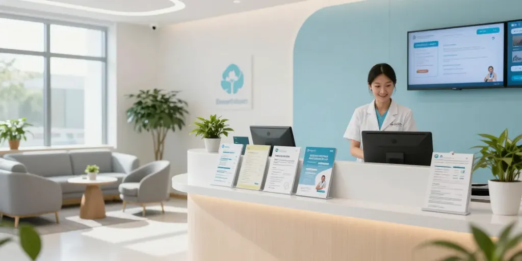 BPC 157 therapy consultation in a welcoming health clinic featuring expert medical staff.