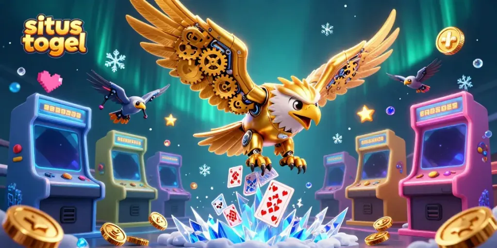 Experience thrilling gameplay with situs togel in a vibrant, energetic 3D casino scene.