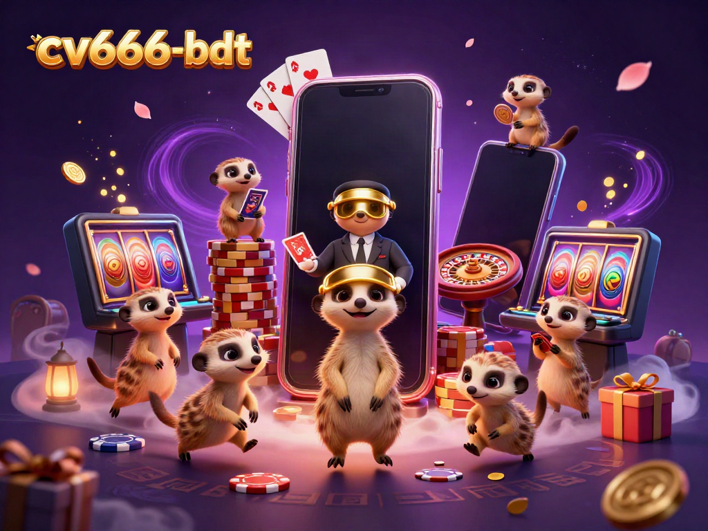 Engage in thrilling gameplay at cv666-bdt while enjoying a vibrant 3D casino scene.