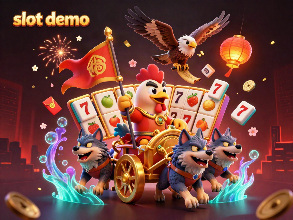 Experience thrilling slot demo gameplay with vibrant visuals featuring dynamic characters and casino symbols.