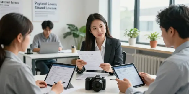 Payday Loans Co Canada consultations in a welcoming financial service office.
