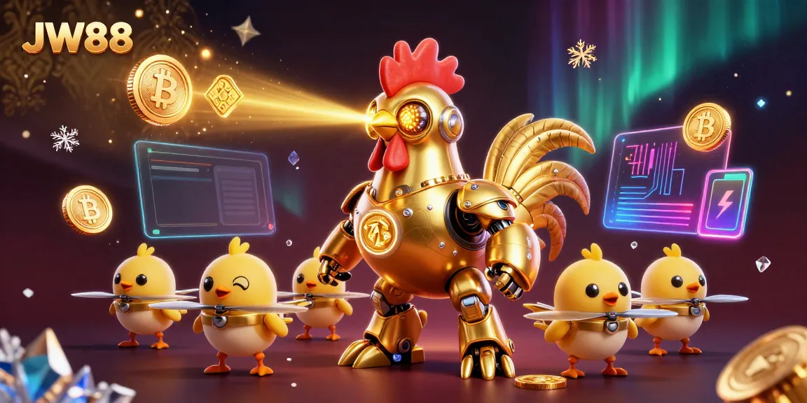 Win big at JW88 with thrilling casino games featuring vibrant, dynamic characters and cryptocurrency elements.