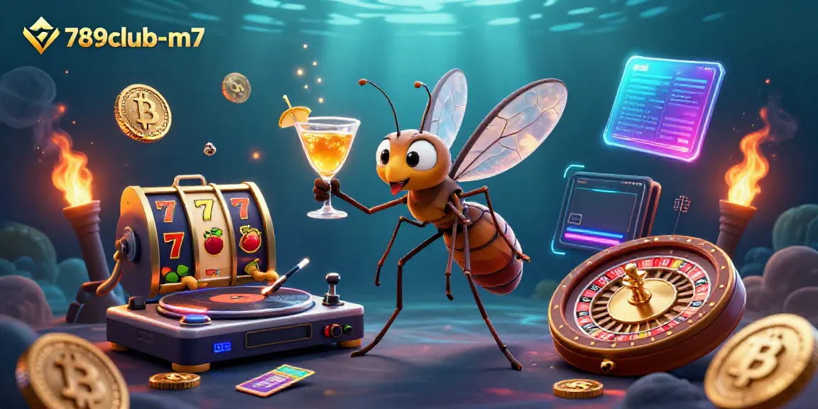 Experience the vibrant energy of 789club-m7 with iconic cartoon characters showcasing casino excitement and crypto elements.