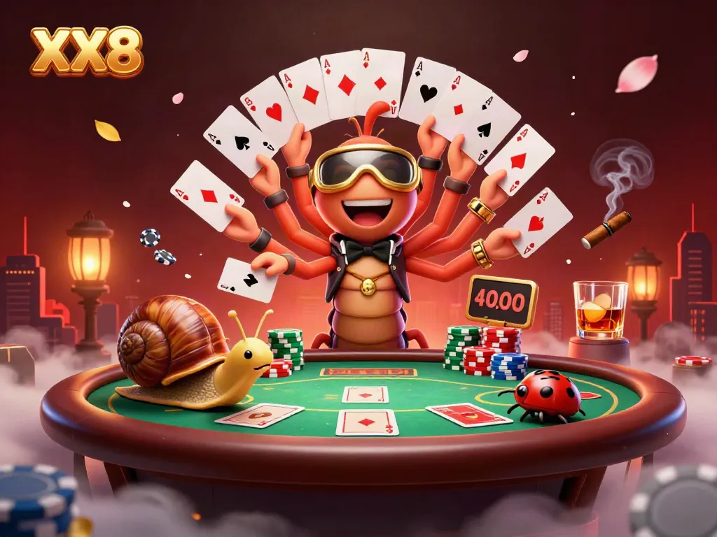 Experience an exciting XX8 casino scene with vibrant characters and dynamic gameplay.