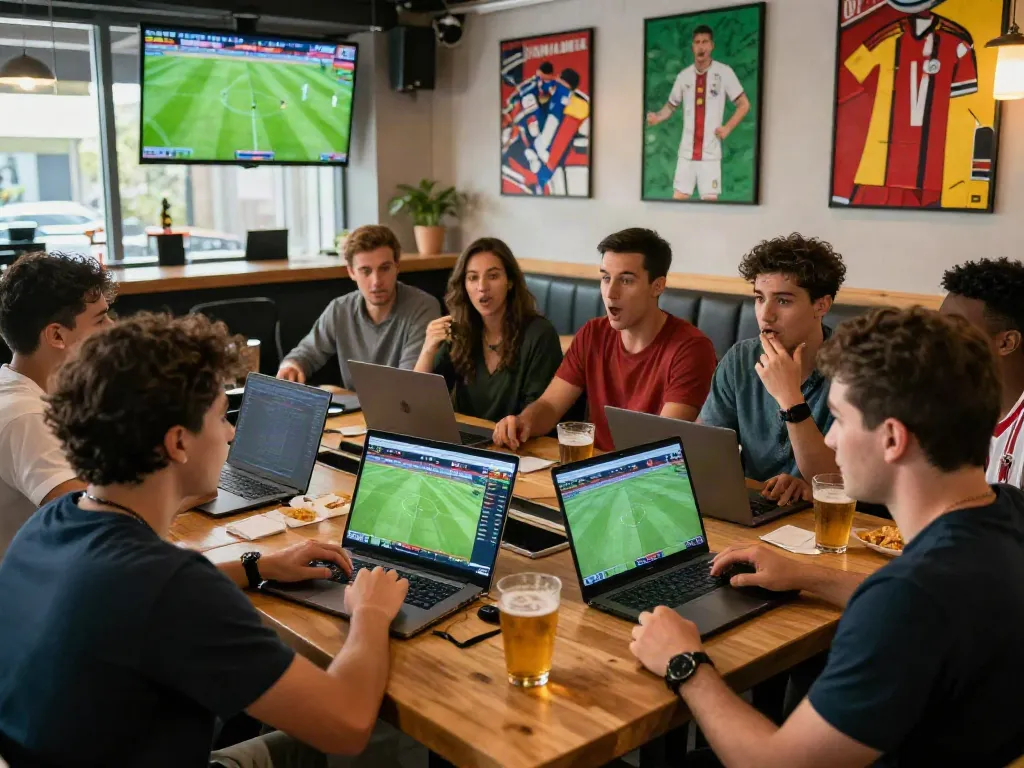 WWBOLA sports betting enthusiasts discussing live odds and matches.