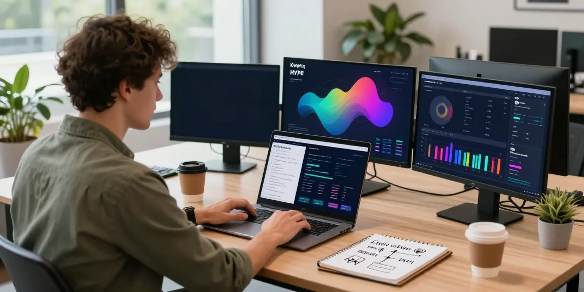 Kinetiq HYPE dashboard showcased in a modern workspace illustrating liquid staking dynamics.