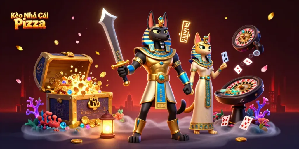 Experience Kèo Nhà Cái Pizza with captivating casino warriors and dynamic gaming elements.