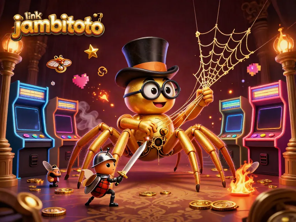 Engage with exciting gameplay at link jambitoto, featuring vibrant casino elements and dynamic characters.