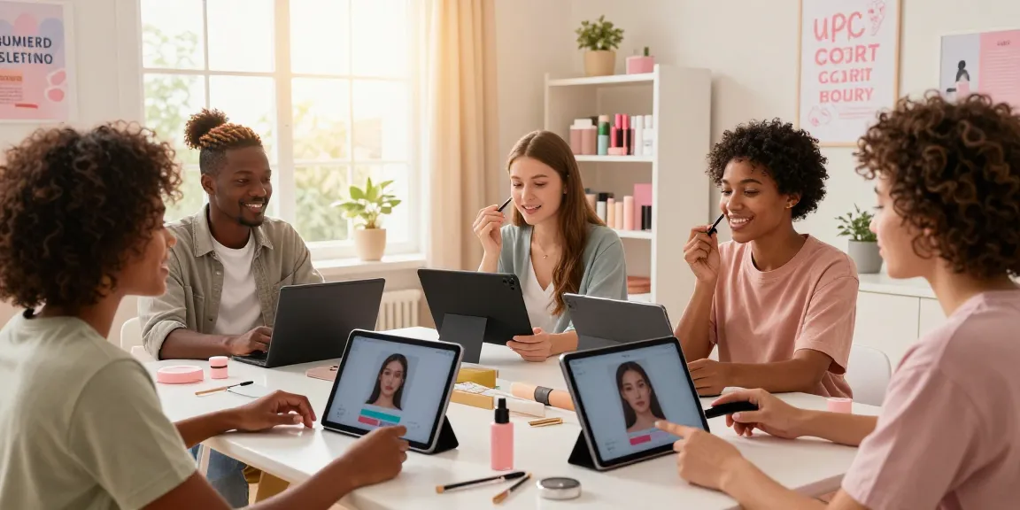 Alternatives to QOVES highlighted in a fun makeover session with friends using beauty analysis apps.