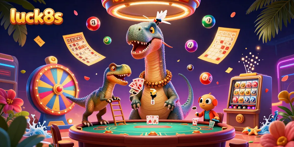 Play at luck8s with thrilling games and dynamic entertainment in an engaging casino scene.